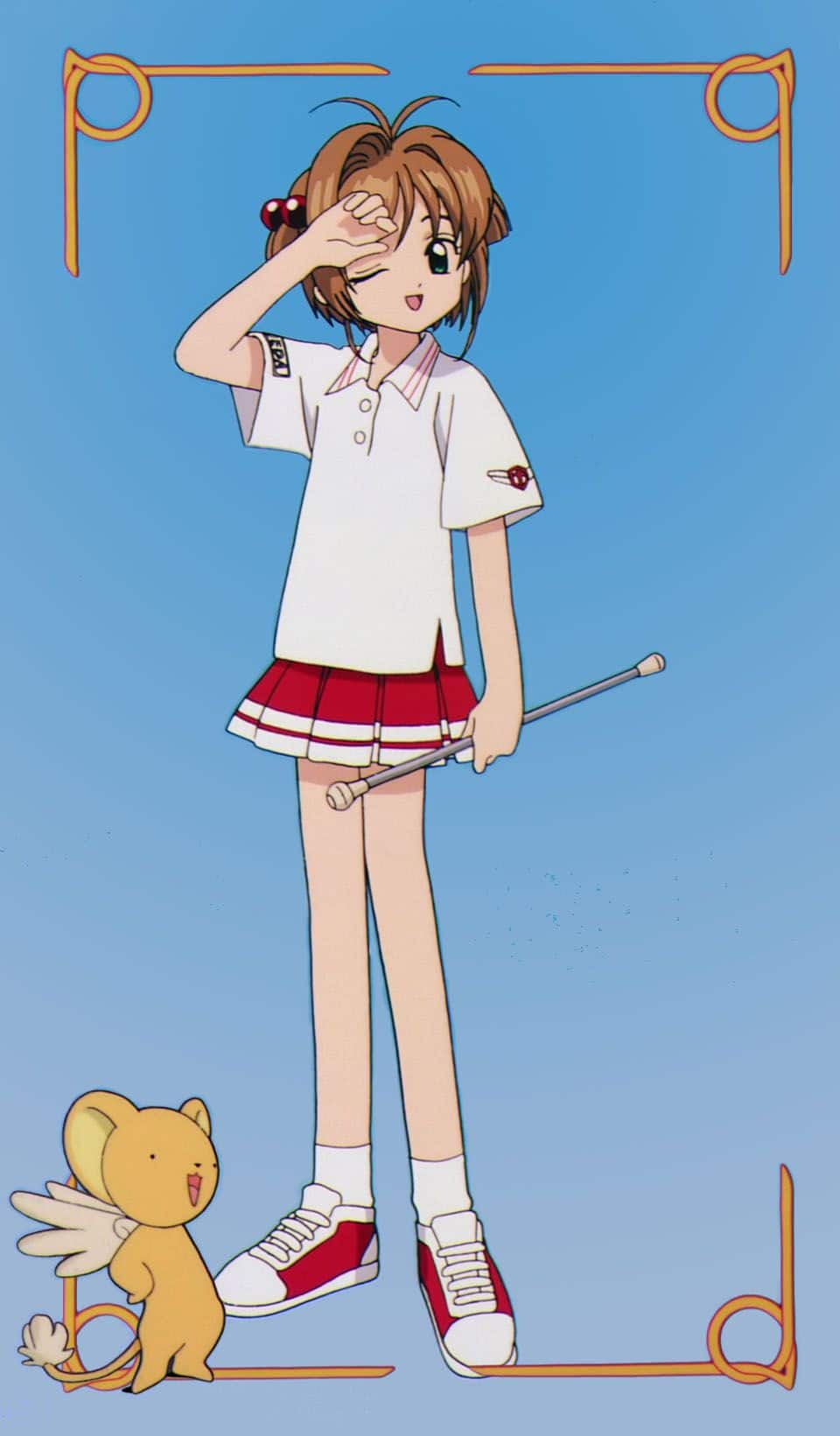 sakura kinomoto uniforme deportivo tomoeda