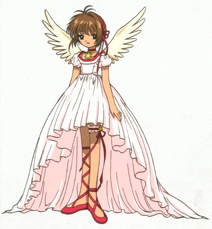 Sakura cardcaptor trajes de alas